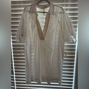 Anthropologie White Dress